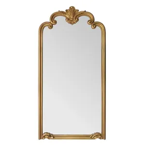 Espejo de maquillaje con marco dorado de pie, gran salón moderno, sala de estar, casa, espejos, dormitorio, decoración de habitación de cuerpo completo - Product Image 6