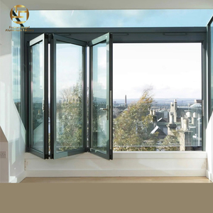 <span class=keywords><strong>Finestra</strong></span> Pieghevole in Alluminio di Alta Qualità Angel con Vetro Temperato, Griglia di Sicurezza, <span class=keywords><strong>Doppia</strong></span> Apertura, Resistente agli Urti, Insonorizzata e Termoisolante per Cucina - Product Image 2