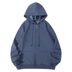 Supplier 2025 New Heavyweight 350gsm <b>Fleece</b> With Zipper Men's Hoodie Blank Designer Men's <b>Hoodies</b> - Product Image 5