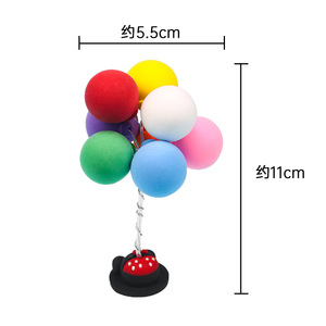 Arcilla confesiones globo <span class=keywords><strong>pastel</strong></span> Topper <span class=keywords><strong>cumpleaños</strong></span> <span class=keywords><strong>pastel</strong></span> decoración boda fiesta Decoración - Product Image 2