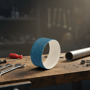 Disque de ponçage Spiraband Fervi renforcé, abrasif, grain moyen, diamètre 80 mm - Product Image 3