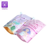 Échantillon liquide de shampooing cosmétique en nylon de papier d'aluminium de luxe personnalisé de 100ml 250ml anti-fuite Pochette à bec debout Doypack