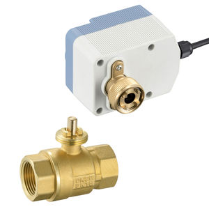 Шаровой кран с электроприводом из латуни, 1 дюйм, 2-ходовой, IP65, водонепроницаемый, 220В/12В/24В, 3-проводной, 2-позиционное управление, с ручным переключателем, для работы при комнатной температуре - Product Image 3