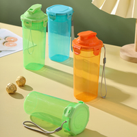Bouteille d'eau en plastique 500ml avec filtre, sans BPA, bon marché