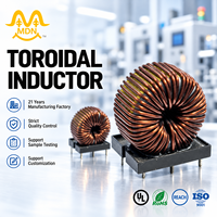 Koil Choke Filter Elektronik Induktor Toroidal Frekuensi Tinggi Kehilangan Rendah Penekanan EMI yang Sangat Baik untuk Konversi Daya