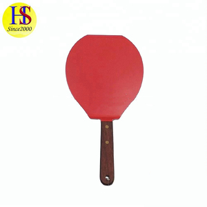 Pelle à <span class=keywords><strong>Pizza</strong></span> en Acier inoxydable avec Manche En Bois, Rouge - Product Image 1