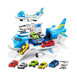 Ept tàu sân bay Máy bay trực thăng đồ chơi thiết lập xe theo dõi hàng hóa đồ chơi phương tiện đi lại máy bay cho trẻ em Đồ chơi - Product Image 1
