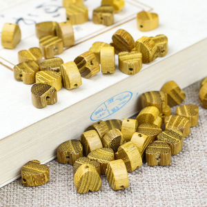 Rosewood Heart Loose Beads 10mm Wood For <b>Bracelet</b> Making DIY Jewelry Accessories <b>Love</b> Pattern Polished - Product Image 3