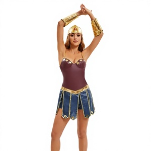 Costume da <span class=keywords><strong>Wonder</strong></span> <span class=keywords><strong>Woman</strong></span> per Halloween, Stile Giapponese, Ispirato alla Justice League, Dea Greca, Costume Anime - Product Image 5