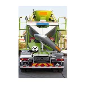 Mengangkut Truk Beton Beton Truk Mixer Beton Mengagitasi Truk