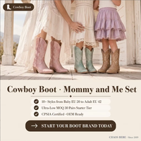Bottes à talons hauts pour femmes, chaussures de marche quotidiennes, chaussures plates Mary Jane, chaussures en cuir tendance en gros, bottes hautes pour l'équitation pour femme