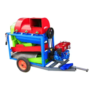 Đa Chức Năng Nhỏ Di Động Điện Lúa Miến Đậu Nành Đa Crop Paddy Lúa Mì Ngô Peeler Ngô Sheller Thresher Máy