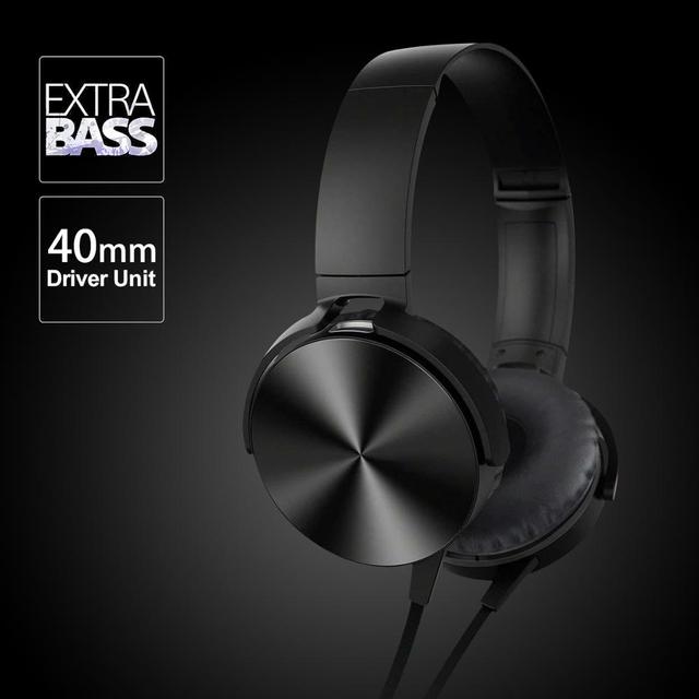 Custom OEM Logo Foldable Plastic Gaming Headset Earphone Extra Bass Built-in Mic CE Certified Fashion Style Color Box Packaging