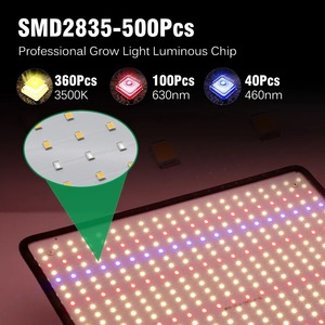 Lámpara LED de Cultivo de Espectro Completo, 40W, AC85-240V, para Cultivo Interior en Invernadero - Product Image 4