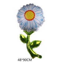 Ballon en aluminium en forme de rose tournesol, motif extraterrestre de dessin animé, pour la Saint-Valentin, vente en gros