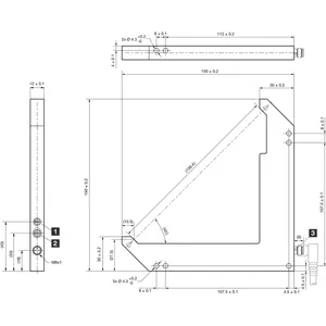 แผงกั้นแสงเลเซอร์ OGLL121G3-T3 แผงกั้นแสงเลเซอร์แบบ IO-Link แผงกั้นแสงแบบ Die-cast zinc angle barrier - Product Image 2