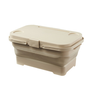 Rectangular PP Plastic Cooler <b>Box</b> Insulated Food <b>Storage</b> Container for Picnic Classic Style - Product Image 1