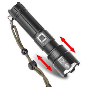 <span class=keywords><strong>Linterna</strong></span> Led de largo alcance de 1500lm, potente <span class=keywords><strong>linterna</strong></span> Led <span class=keywords><strong>XHP70</strong></span> recargable con USB con zoom, 18650 - Product Image 4