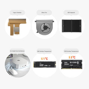 <span class=keywords><strong>Beelink</strong></span> SER8 <span class=keywords><strong>Ryzen</strong></span> <span class=keywords><strong>7</strong></span> 8745HS Compact Desktop 32GB DDR5 1TB SSD <span class=keywords><strong>Mini</strong></span> <span class=keywords><strong>PC</strong></span> de bajo consumo para todo uso - Product Image 5