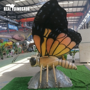 Modelo de Insecto, Libélula, Escultura Metálica para Uso en Interiores/Exteriores en Zoológicos, Jardines Botánicos, Centros Comerciales y Parques de Aventuras - Product Image 1