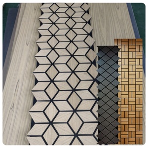 Nouvelle arrivée Akupanels Design moderne Panneaux muraux acoustiques décoratifs en bois MDF avec feutre PET pour bureau à domicile - Product Image 2