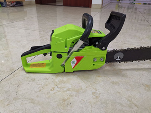 Tronçonneuse à essence industrielle monocylindre DIY 52cc, guide-chaîne de 18 pouces, 2200W, affûteur manuel pour la coupe du bois avec support OEM/ODM - Product Image 4