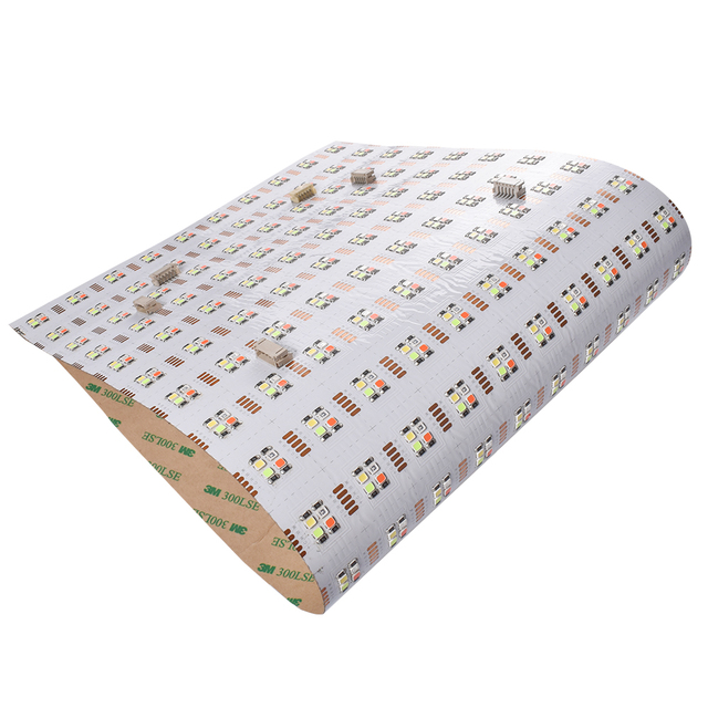 24V Ultra Slim 500×235mm Surface Diffuser SMD 2835 RGBW Flexible LED Sheet Panel 800LEDs for Marble Backlighting
