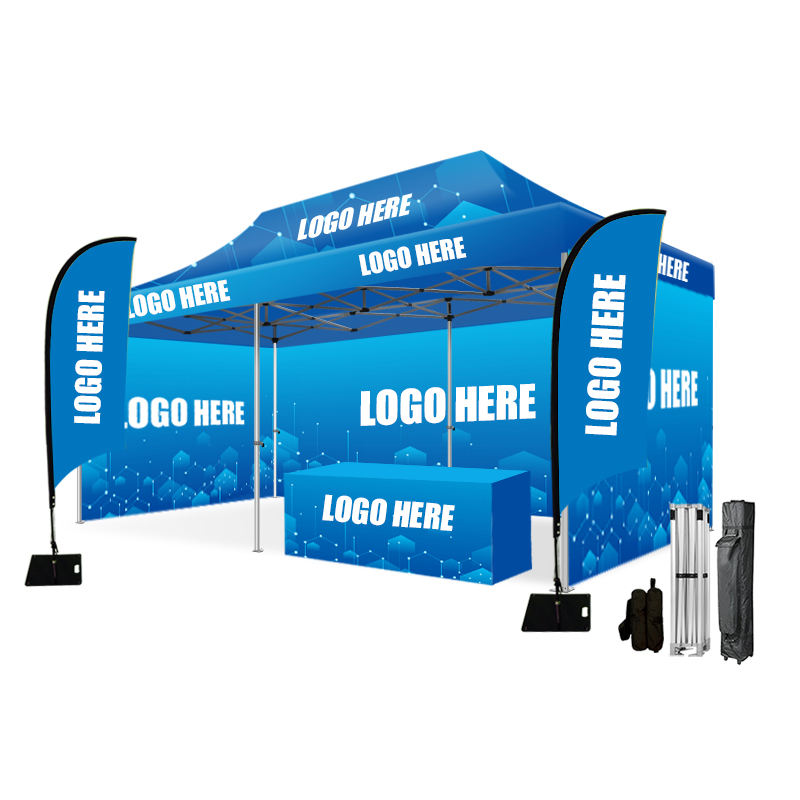 10*10 футов печать на заказ 600D полиэстер стальная рамка рекламная акция выставочная палатка