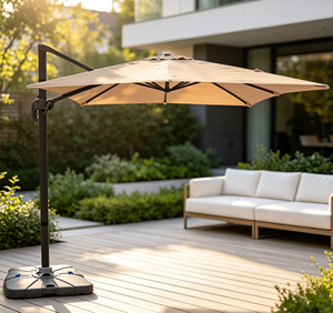 Ombrellone a braccio laterale quadrato UPLION per impieghi gravosi, per bordo piscina, uso commerciale, terrazza, hotel, <span class=keywords><strong>giardino</strong></span> - Product Image 6