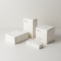 Boîtes d'emballage en carton ondulé blanc personnalisées avec logo imprimé pour bougies, portefeuilles, expédition et envoi postal – Vente en gros