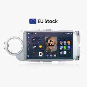 Junsun V1 EU Stock per Toyota Yaris CarPlay Android Autoradio di navigazione per Auto per Toyota Yaris accessori Autoradio 2012 2017