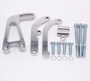 Маленький блок Chevy Алюминиевый шкив и кронштейн комплект с гидроусилителем руля длинный водяной насос VASET013 - Product Image 5