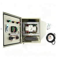 Armoire de distribution électrique ATS 11KW 64A avec disjoncteur PLC, 220V, compatible universellement pour générateur diesel/essence, appartement, supermarché, urgence