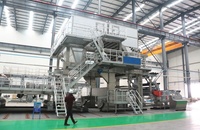 Máquina de fabricación de papel tisú Jumbo, precio barato, velocidad de trabajo de 170-200 m/min