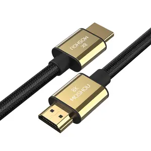 Certified 0.5 M HDMI 2.1 Gold Plated Video Cord Cable 8K 60Hz 4K 120Hz 48Gbps HDMI Splitter Cables eARC HDR10+ HDTV PS5 Gaming