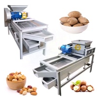 Décortiqueur de craquelins automatique commercial noix noix noix de pécan amande décortiqueuse Machine de fissuration de noix de pin