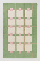 Tapis géométrique à grille, prix les plus bas, forme rectangulaire, plusieurs couleurs et tailles disponibles, tapis géométrique à grille pour la décoration du sol