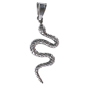 Collar de Serpiente Vintage para Hombre, Cadena Larga con Colgante de Serpiente de Textura Audaz, Collar de Declaración - Product Image 5