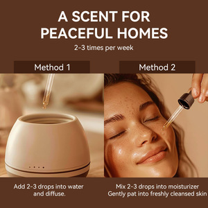 Huile de massage à l'eau de santal transfrontalière entièrement en anglais, sérum de <span class=keywords><strong>soin</strong></span> corporel <span class=keywords><strong>Tuina</strong></span> pour la peau en flacon compte-gouttes - Product Image 2