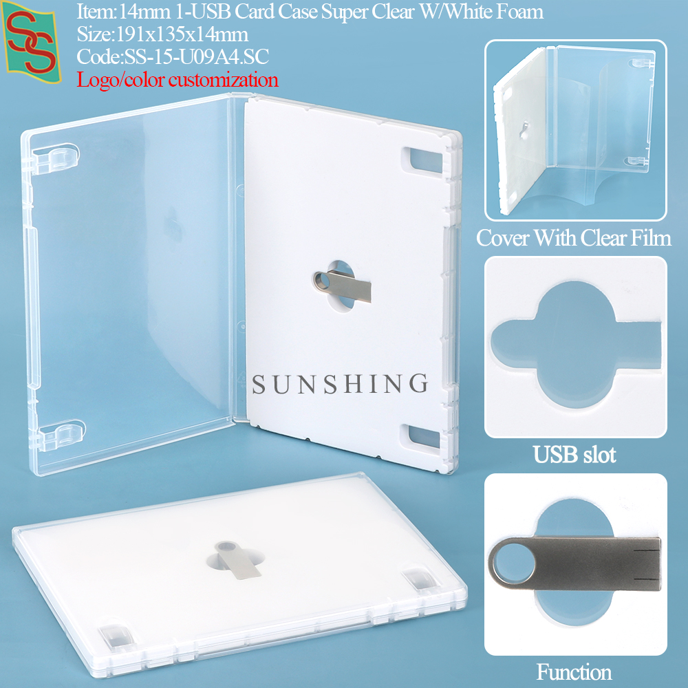 U09A4 1-USB Case W/White Foam