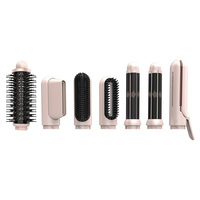 Styler à air chaud 3 en 1 BLDC 1200W, fer à lisser, brosse, chauffe en 80 secondes, LED