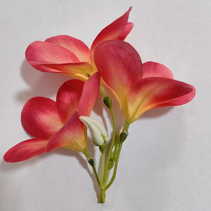 ดอกลีลาวดีประดิษฐ์ 9 ใบ 9 ดอก  งานจำลองคุณภาพสูง ตกแต่งสไตล์ทรอปิคอล สำหรับใช้ในบ้าน งานแต่งงาน และกลางแจ้ง - Product Image 6