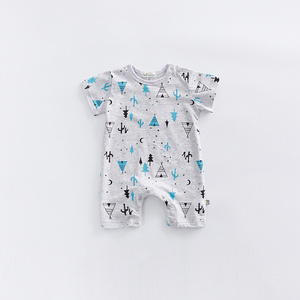 Nouveaux produits : Combinaisons pour nouveau-nés, vêtements imprimés d'animaux, couleurs bonbon, en coton - Product Image 6