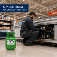 Gas Refrigerante R448a Estándar Europeo CE Tontank para Reemplazar al 404A en Sistemas HVAC de Baja y Media Temperatura, Mezcla HFO de Fábrica