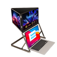 Écran portable pliable quadruple Eimio 15,6 pouces IPS pour ordinateur portable, extension d'écran pour PC portable, prise Type-C, Plug and Play, 1080P OEM