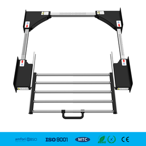 2025 Le dernier kit de superposition pour lave-linge et sèche-linge noir, permettant de gagner de l'espace en empilant - Product Image 5