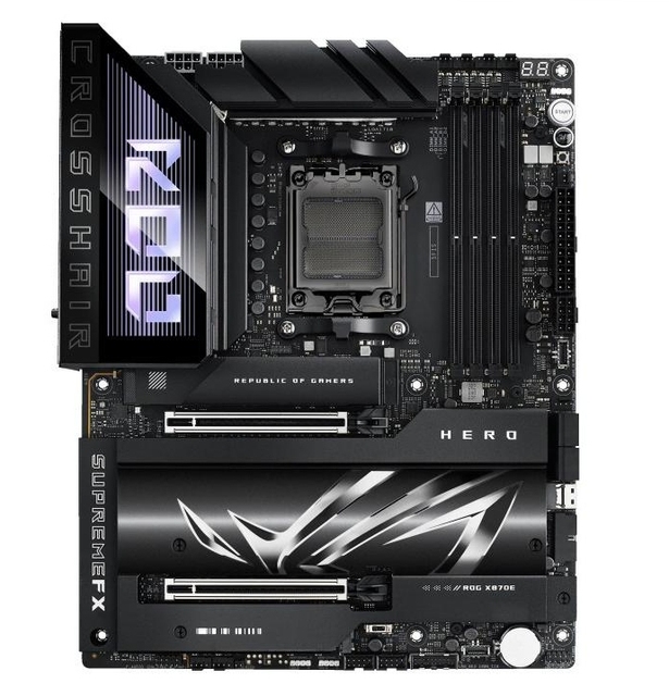 HUASHUO ROG CROSSHAIR X870E HERO AM5 AMD X870E DDR5 ATX Gaming Motherboard