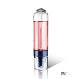 PETG para botella de plástico cosmético transparente diseño de soporte al revés 30ml-120ml espacio vacío para el cuidado de la piel tóner champú embalaje - Product Image 2