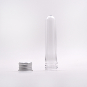 OEM şeffaf <span class=keywords><strong>Pet</strong></span> şişe preformları 24mm boyun gıda sınıfı şeker kabı 15ml <span class=keywords><strong>PET</strong></span> tüp ambalaj - Product Image 4