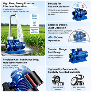 Pompe centrifuge verticale ISG à haute efficacité pour la circulation de l'eau et le surpressionnement en systèmes CVC pour immeubles de grande hauteur - Product Image 4